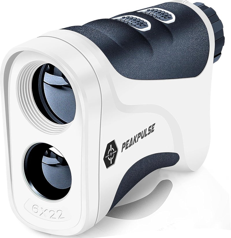 PEAKPULSE Golf Rangefinder 650/1200/1700 Yards Range Finder Golfing 6X Magnification 0.5 Yard Accuracy Flag Pin Lock Vibration Fast Focus High Clarity Display Easy to Use - Image 1